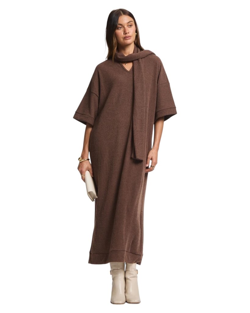 Dear Scarlett XL Relaxed Fit Ribbed Maxi Dress