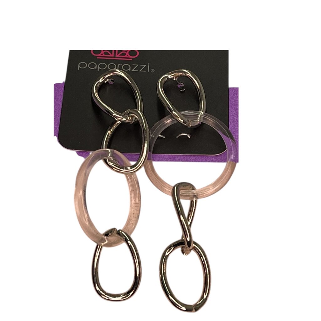 Paparazzi Talk in Circles Earrings