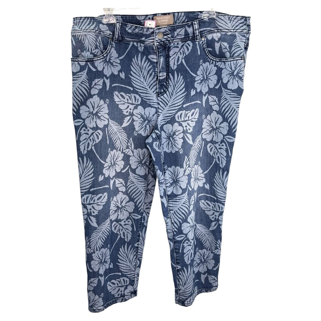 Chicos Size 3 (16/18) Crop