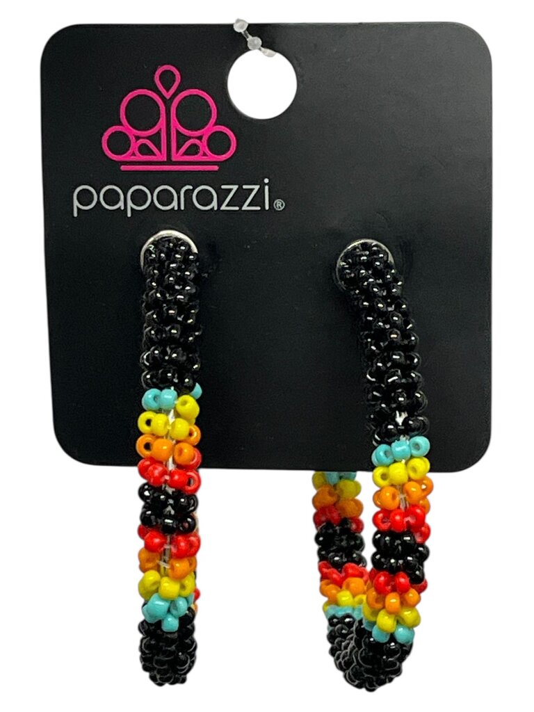 Beaded Hoops