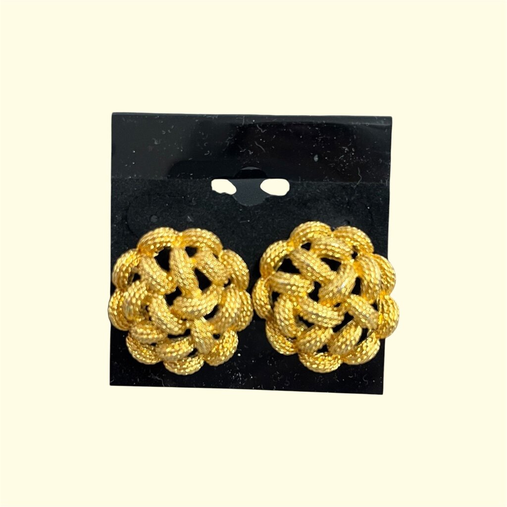 VTG Monet Braided earrings