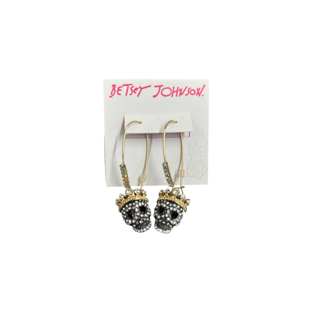 Betsy Johnson Skull Earrings... NWT... MSRP $45