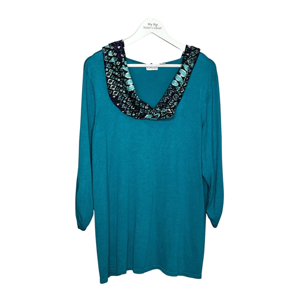 Kim Rogers 2X Sweater w/Scarf