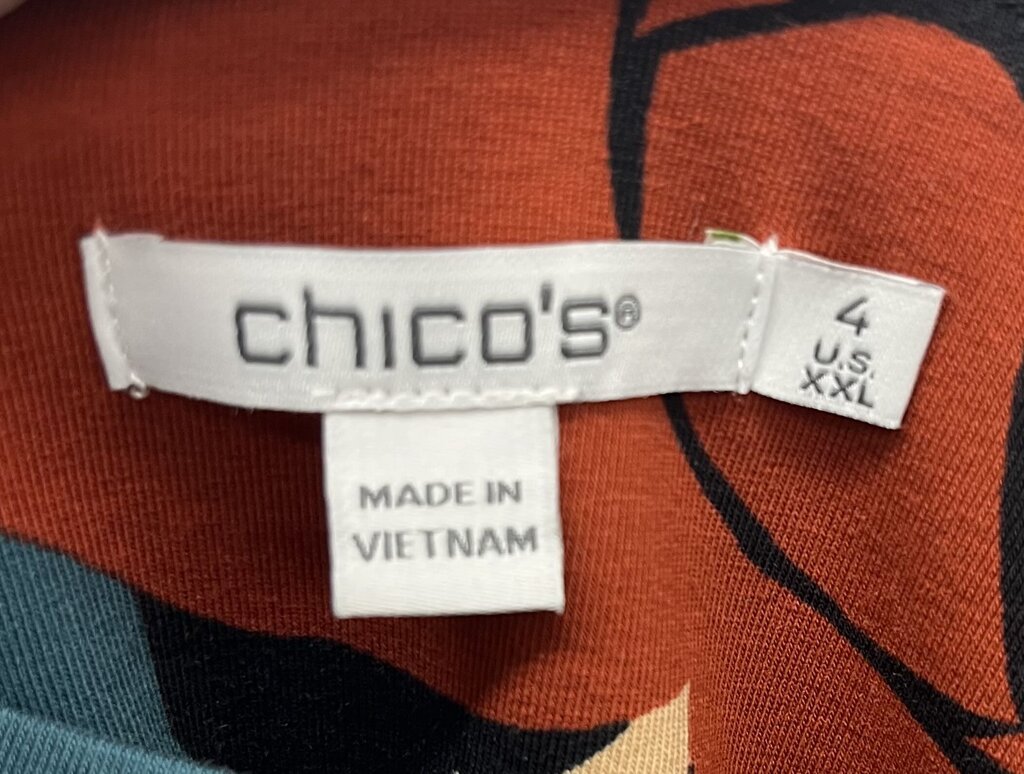 Chico's 4 (XXL) Top… NWT... MSRP $79.50