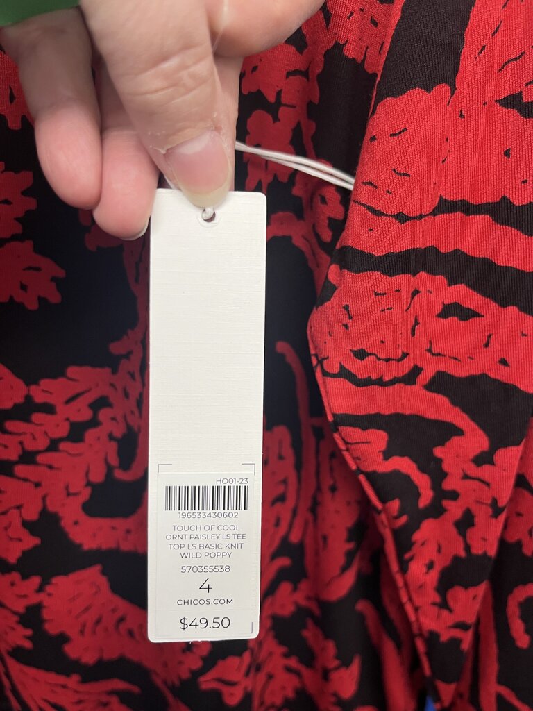 Chico's 4 (XXL) Top… NWT... MSRP $49.50