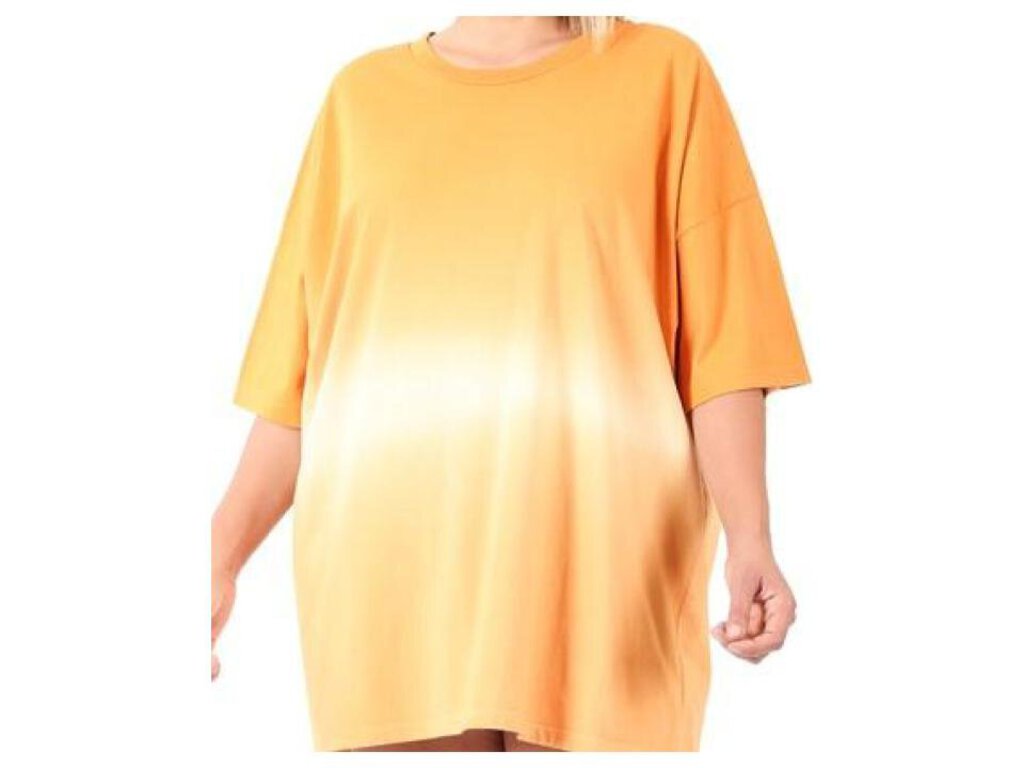 Ombre Dip Dye Shirt, Creamsicle