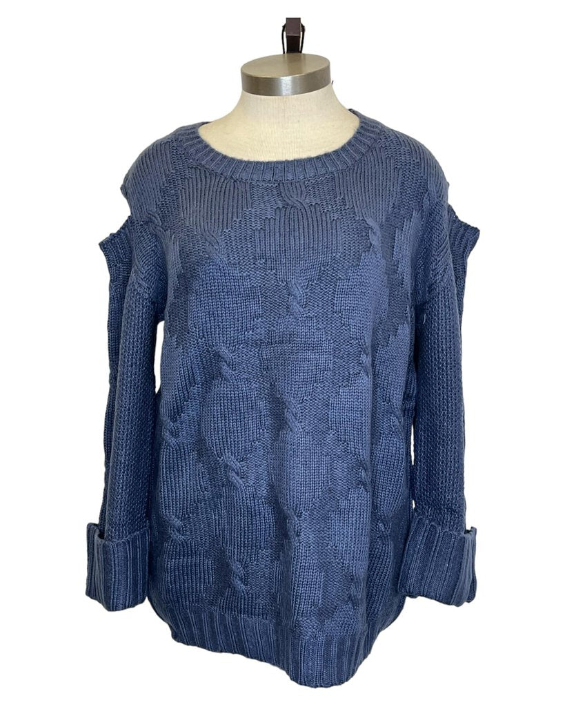 Davi & Dani Size 2X cold Shoulder Sweater