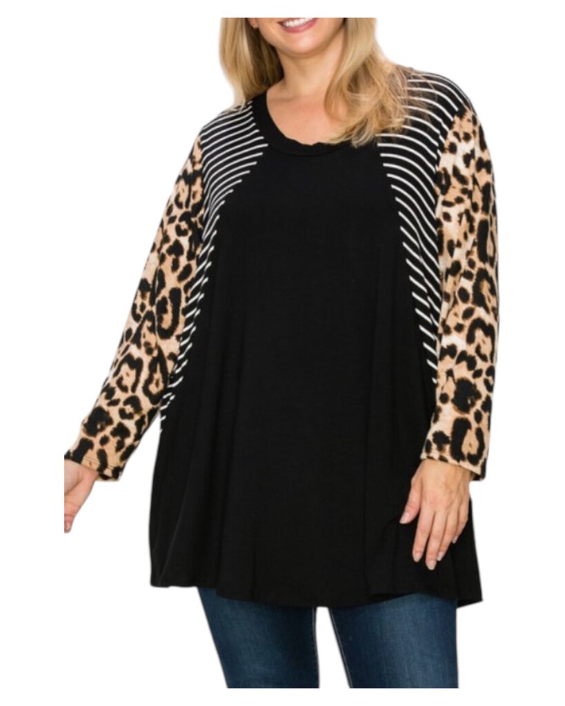 Voll Animal Print 4X Tunic Top