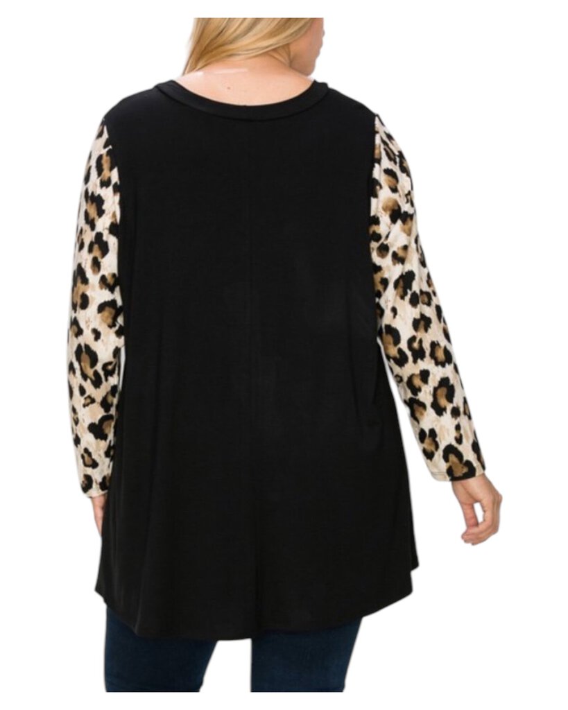 Voll Animal Print 4X Tunic Top