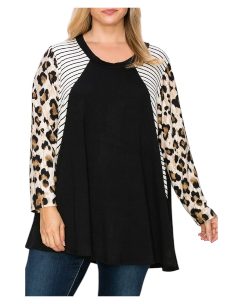 Voll Animal Print 4X Tunic Top