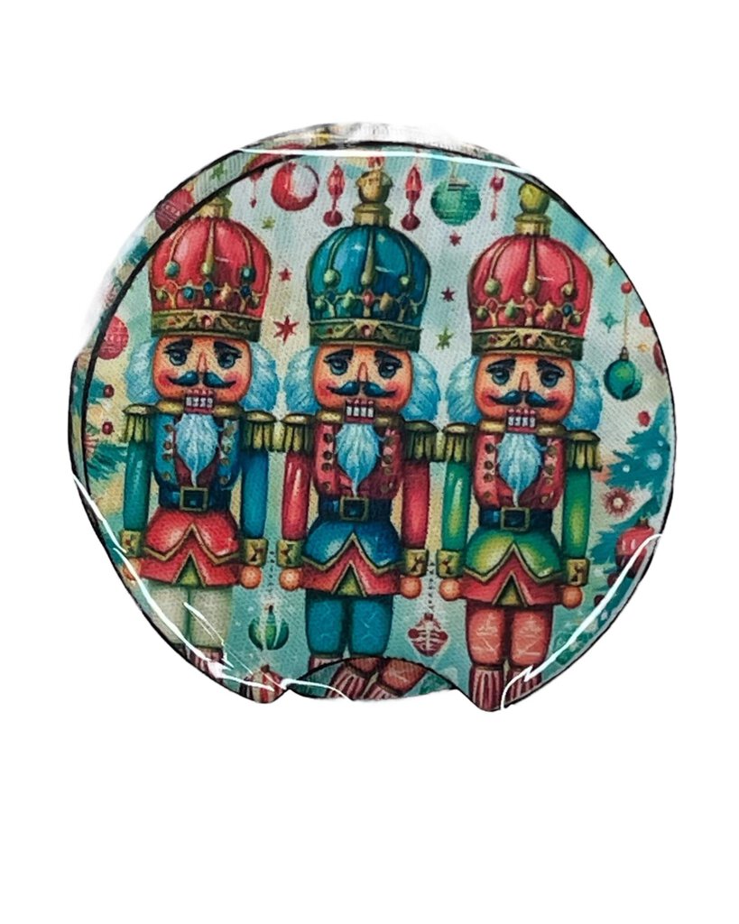 Nutcracker Car Coasters (Set of 2)