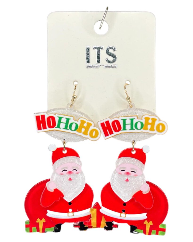 Santa Earrings