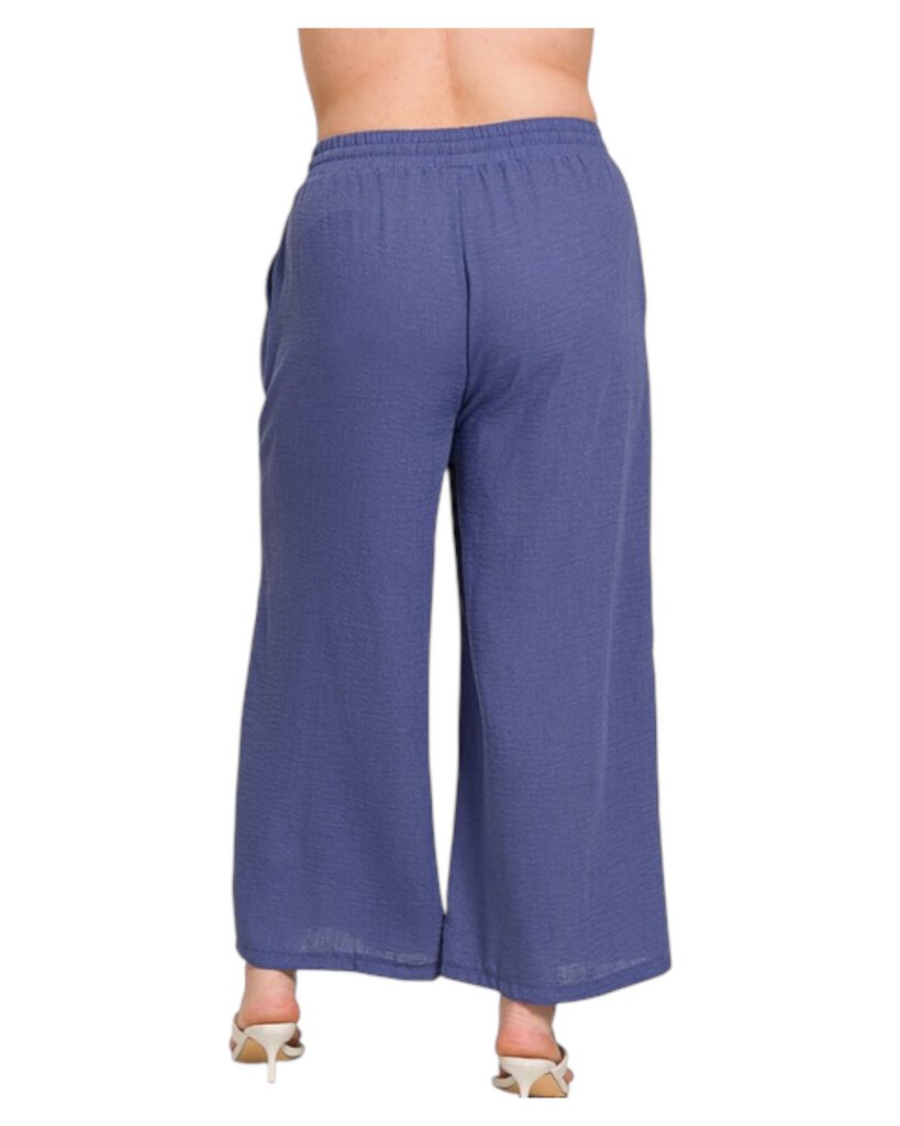 Zenana 1X Cropped Pants