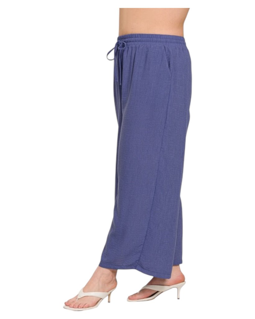 Zenana 1X Cropped Pants