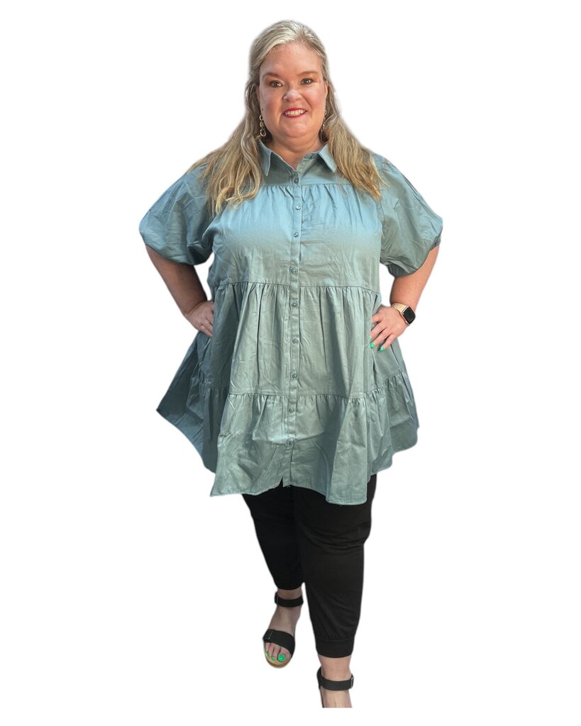Zenana Tiered Tunic/Dress