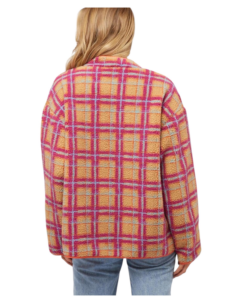 Plaid 3X Zipper Jacket