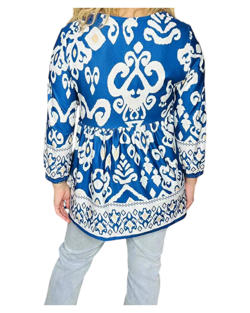 Paisley XL (16/18) Babydoll Top