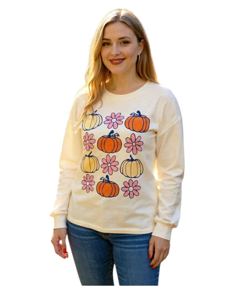 Pumpkin & Flower 2X (20/22) Top