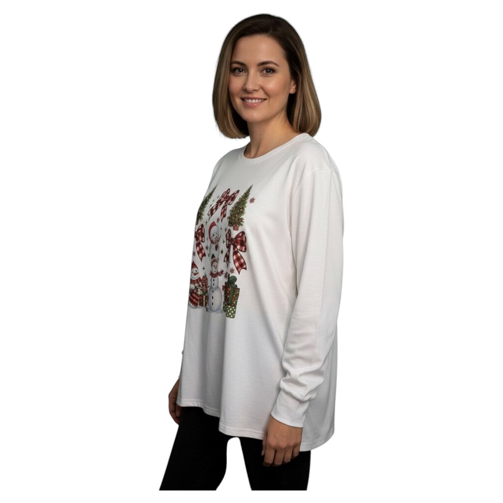 Santa & Bows 3X (24/26) Top