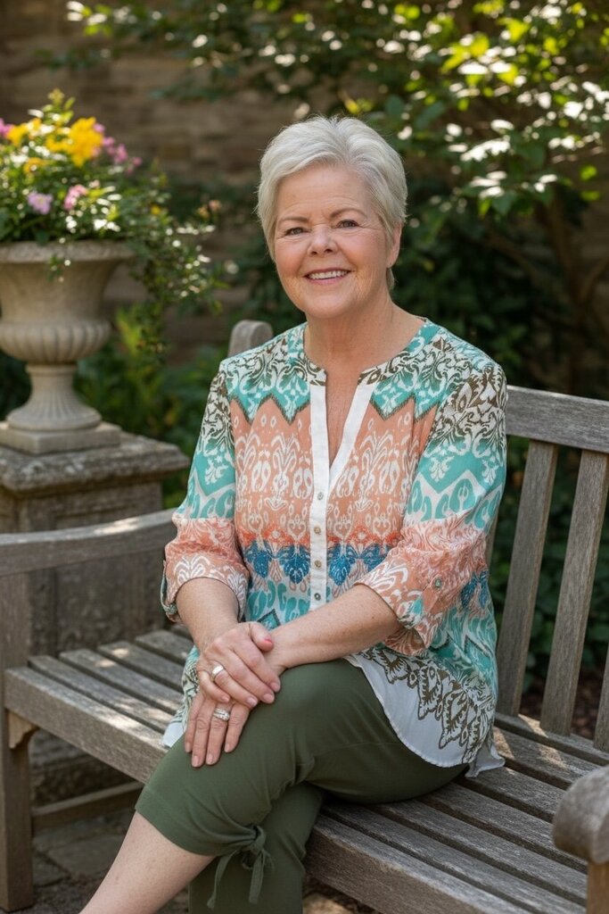 Chicos Top SZ 3 (16/18) NWT MSRP $129