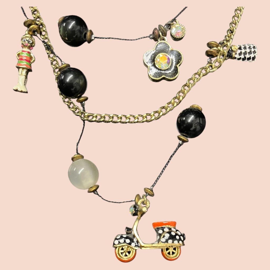 VTG BJ Scooter Necklace