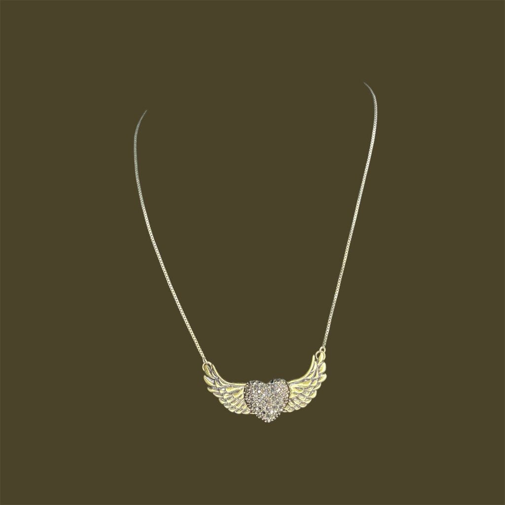 Betsey Johnson Wing Necklace... VTG
