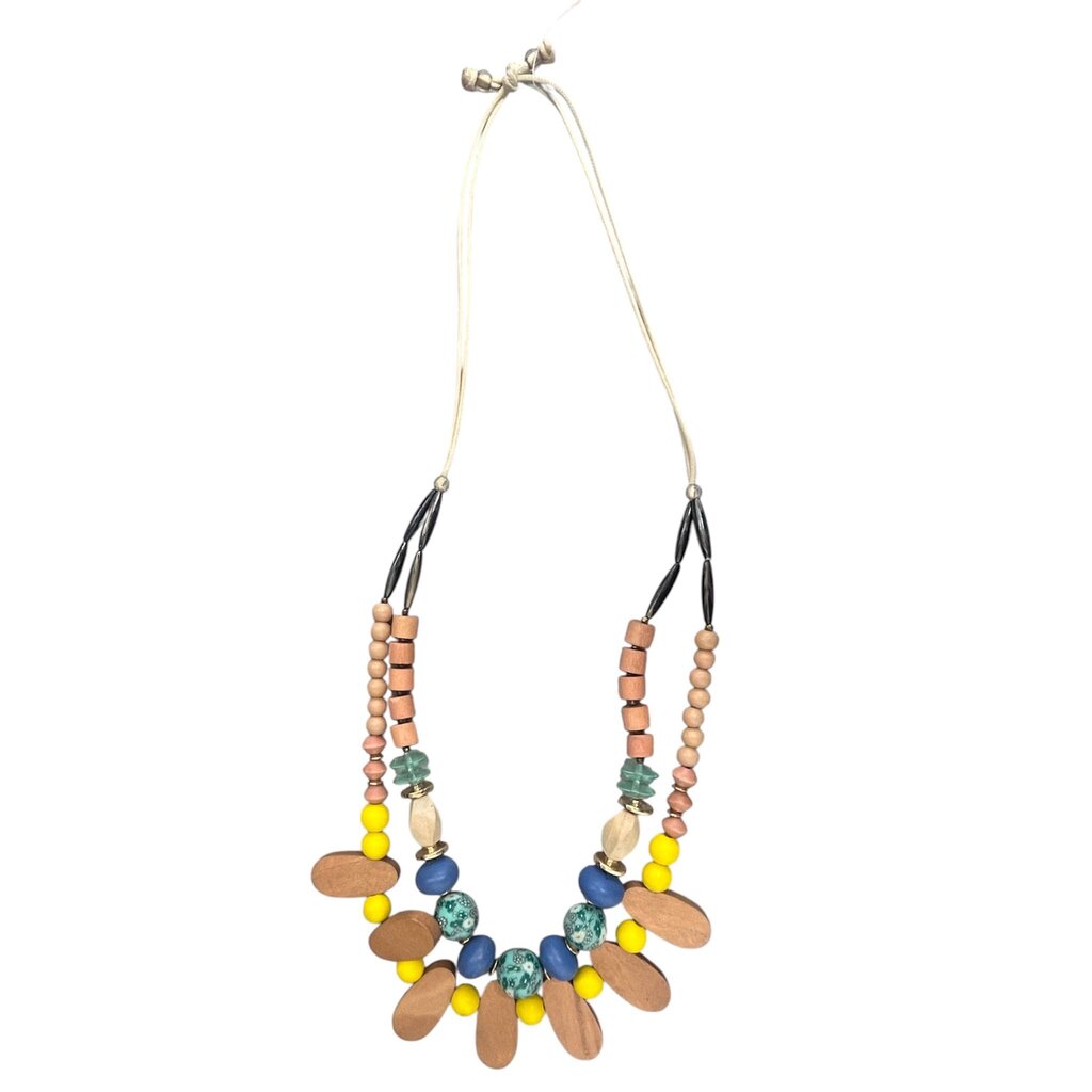 Wooden Statement Necklace