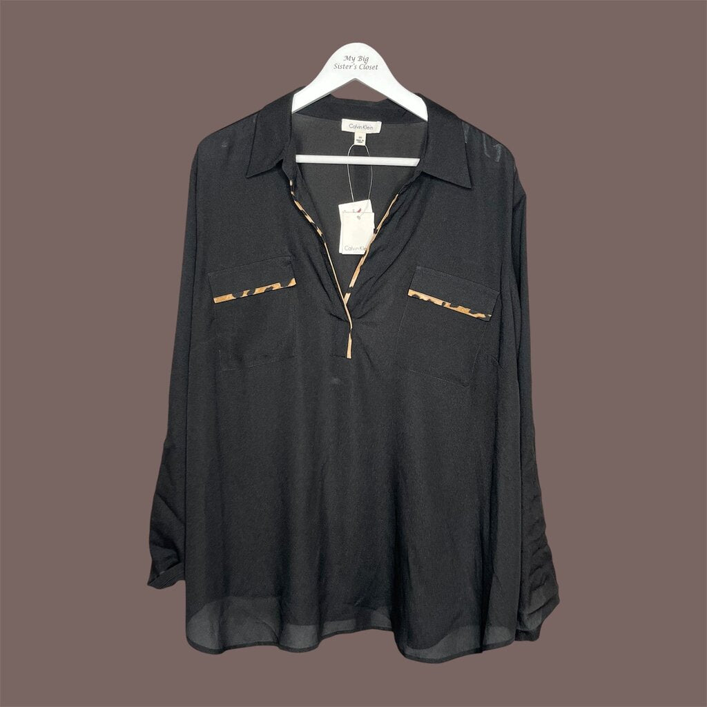Calvin Klein 2X Top…MSRP $60