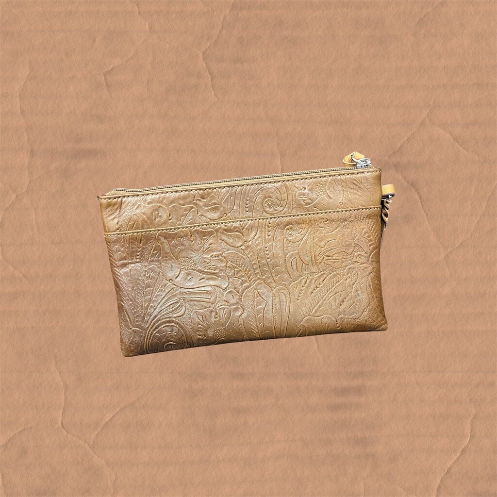 Margot Tooled Wristlet