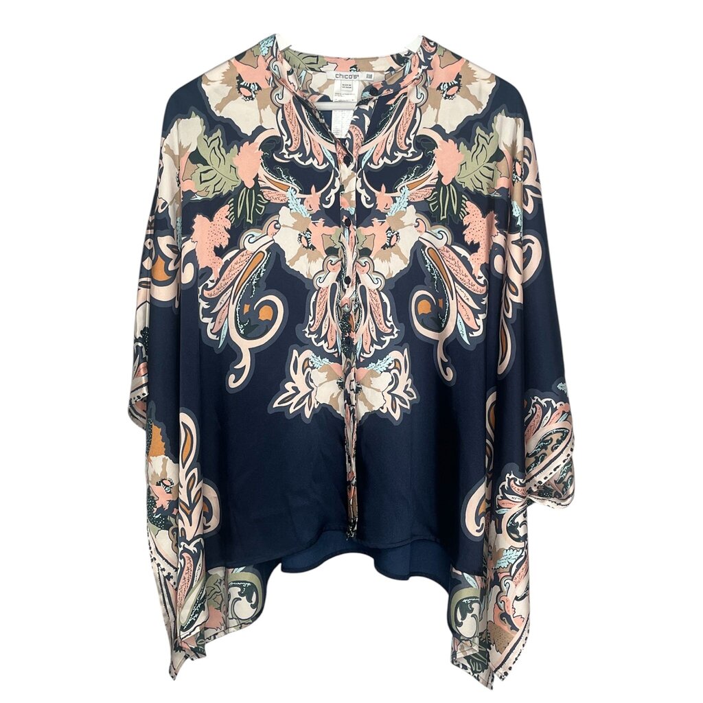 Chicos One Size Poncho Top