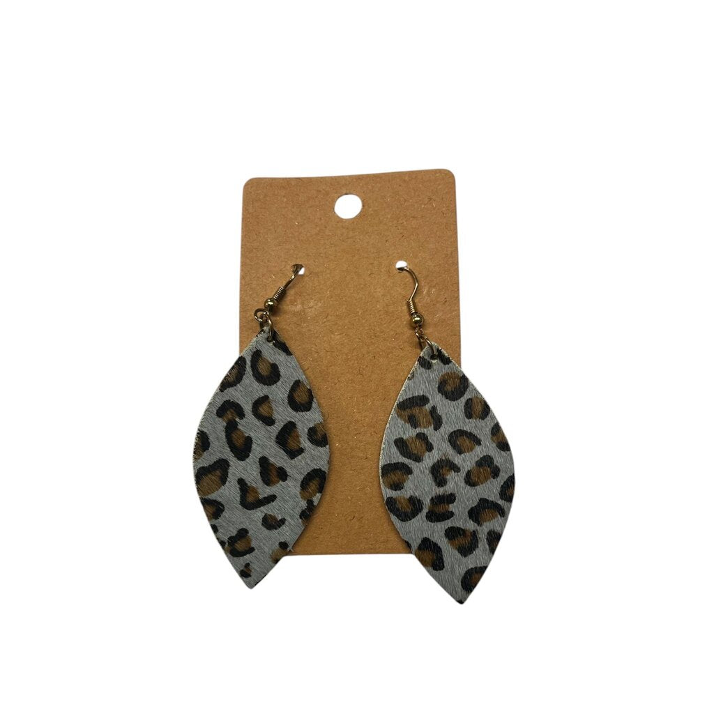 Leather hair Earrings