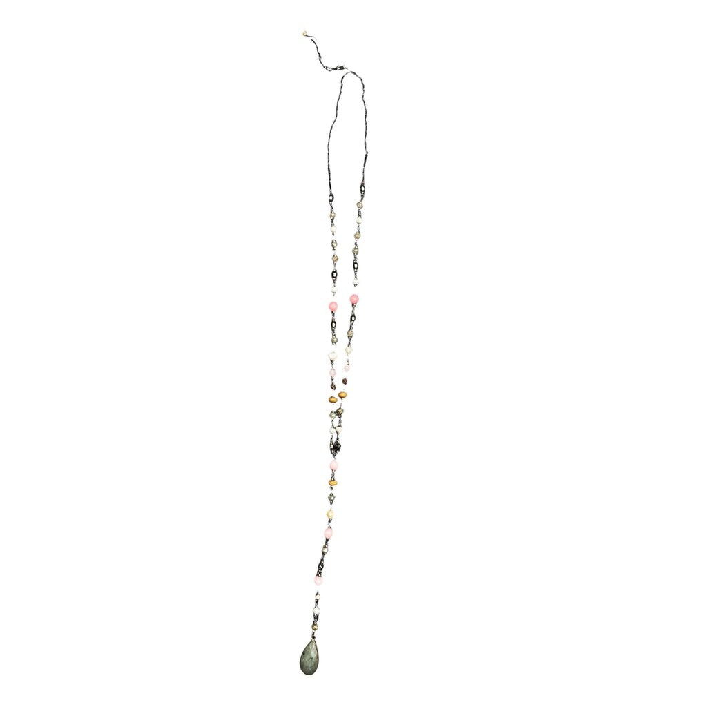 Y shape Bead Necklace