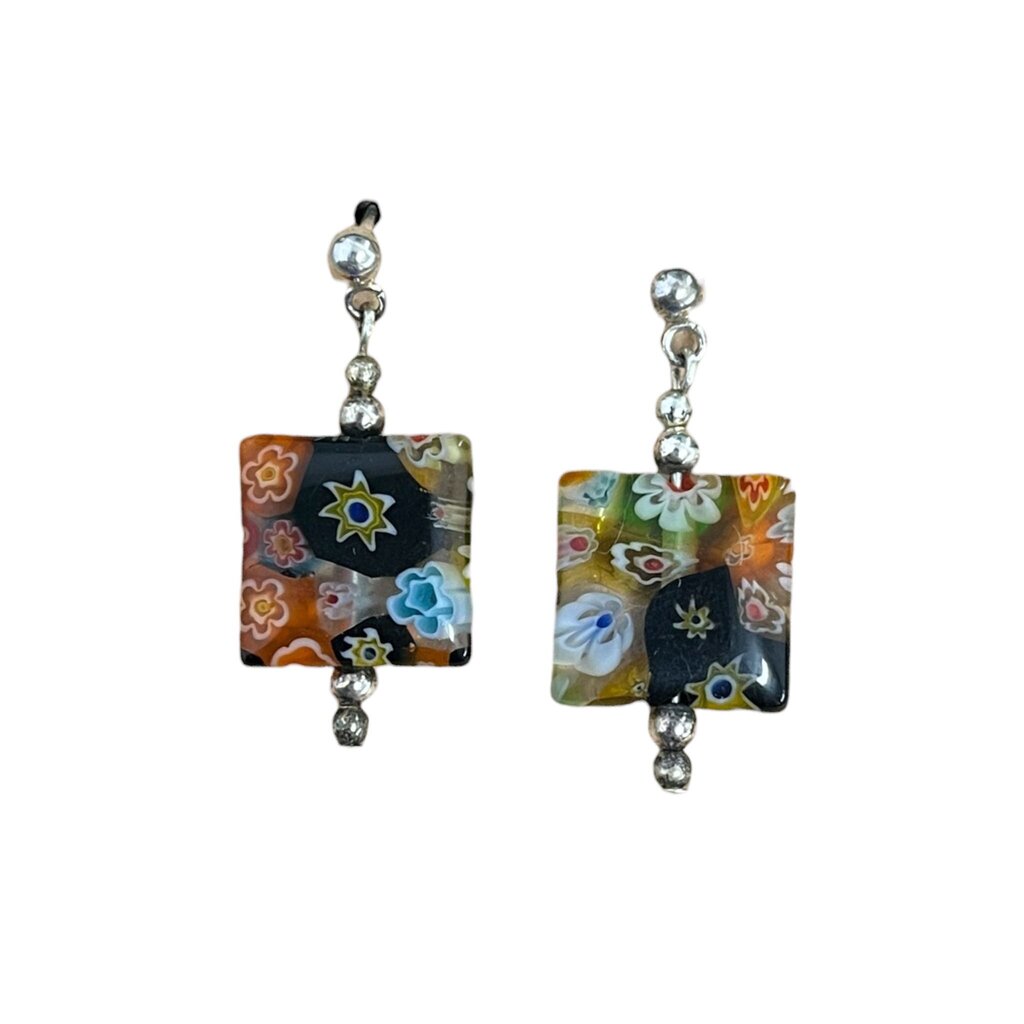 Millefiori Glass Bracelet Set