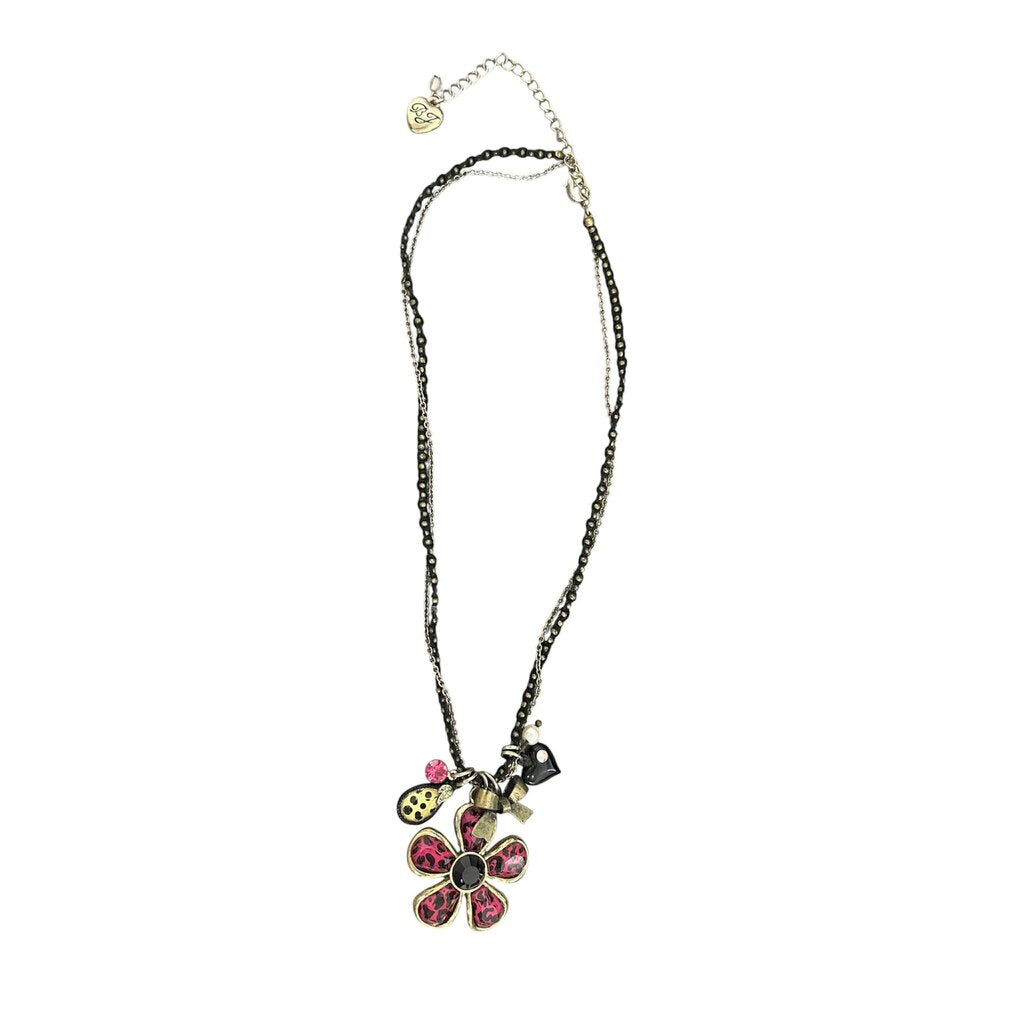 Betsey Johnson Flower Necklace