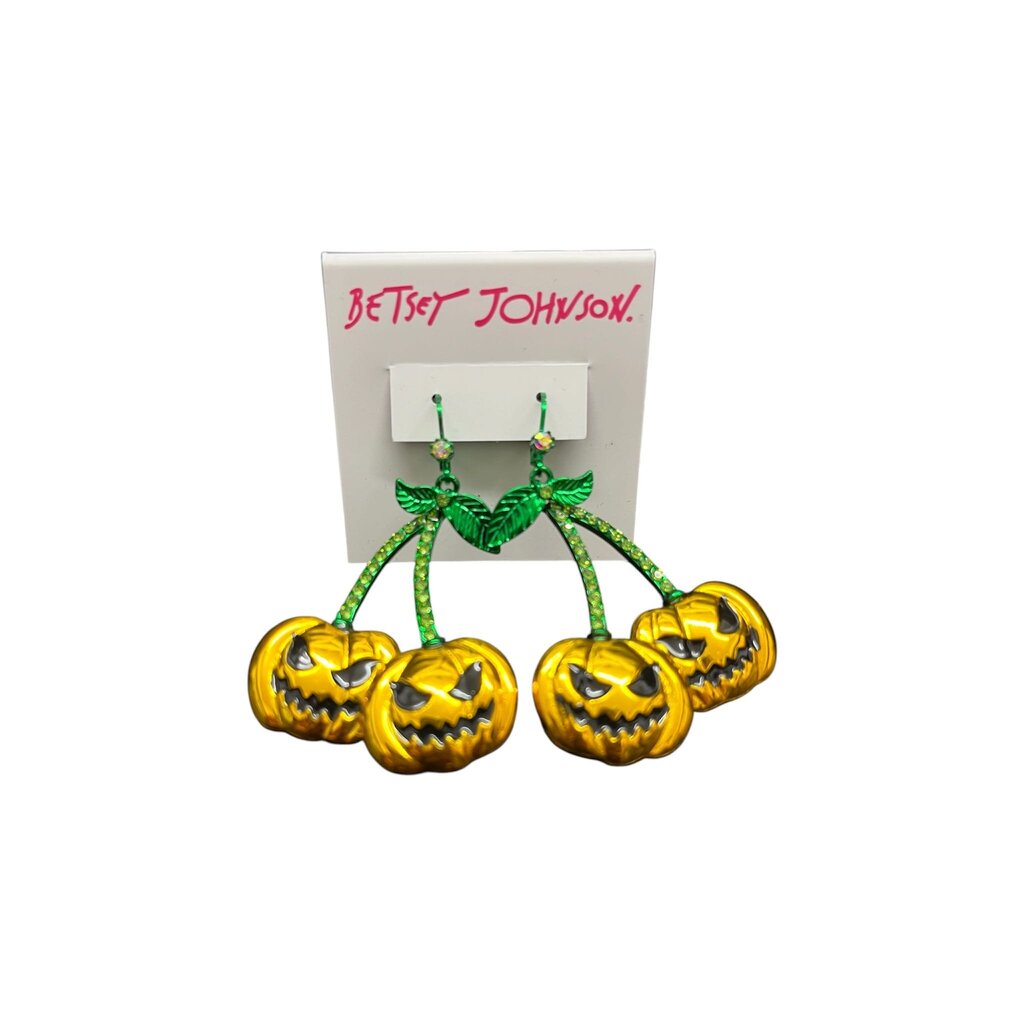 Betsey Johnson Pumpkin Earrings