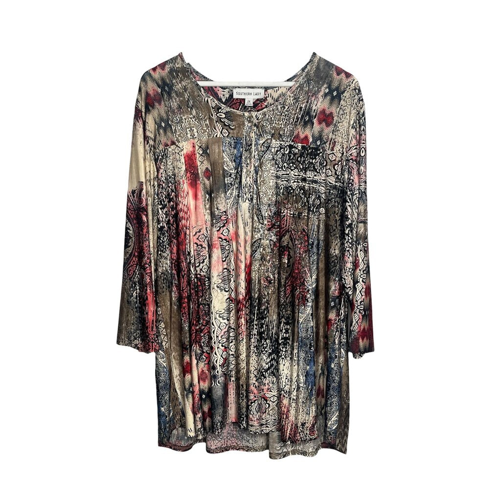Southern Lady 2X Top