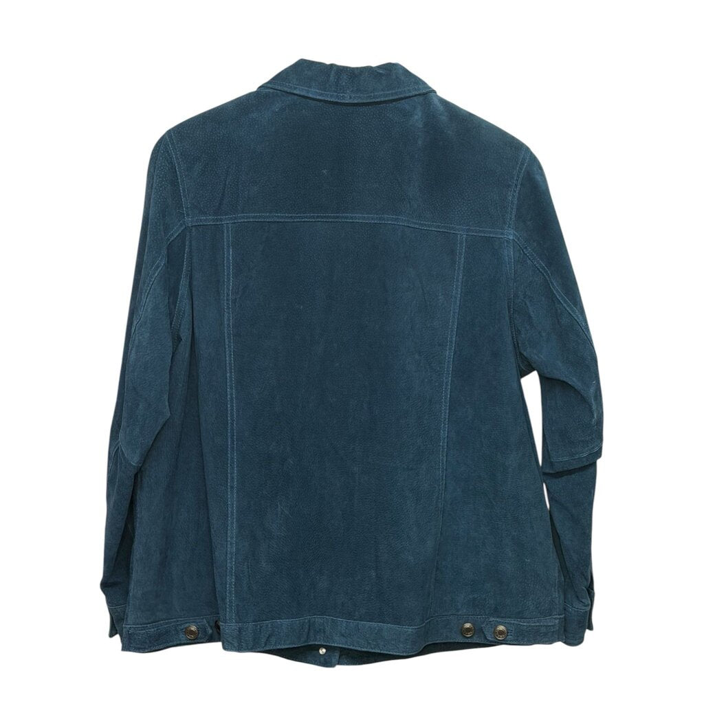 D & Co 1X (18/20W) Leather Suede Jacket